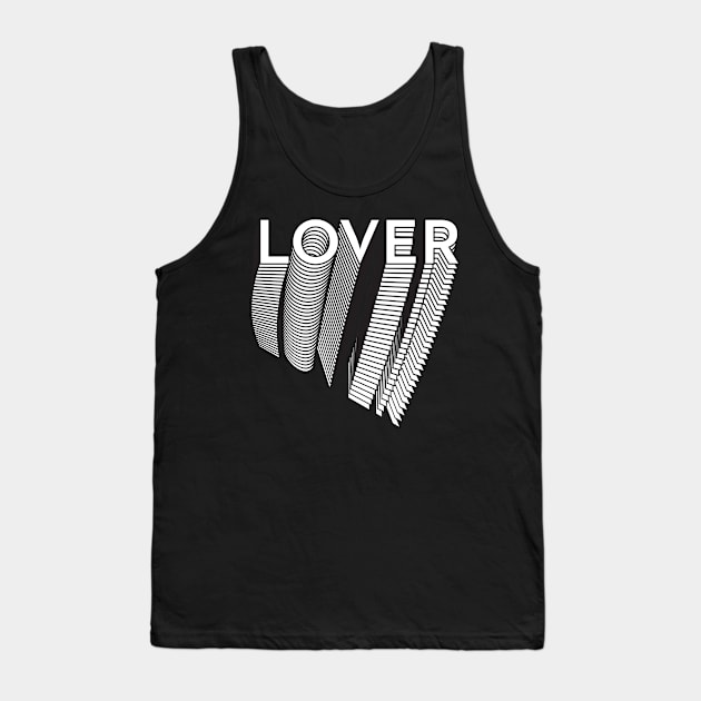 Lover 04 Tank Top by Julia Newman Studio